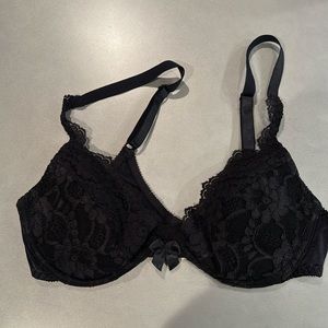 Vintage Black Lace Victoria Secret Bra